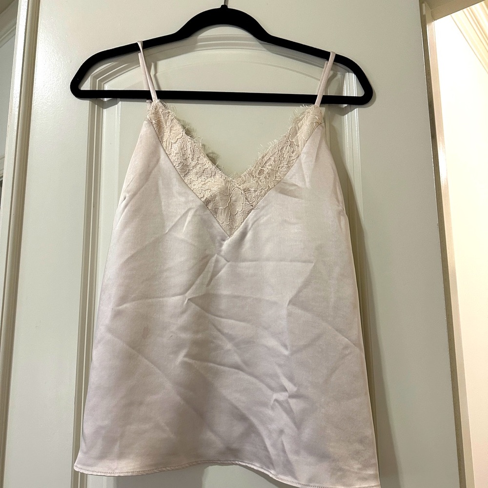 Skies and Blue Silk Cami